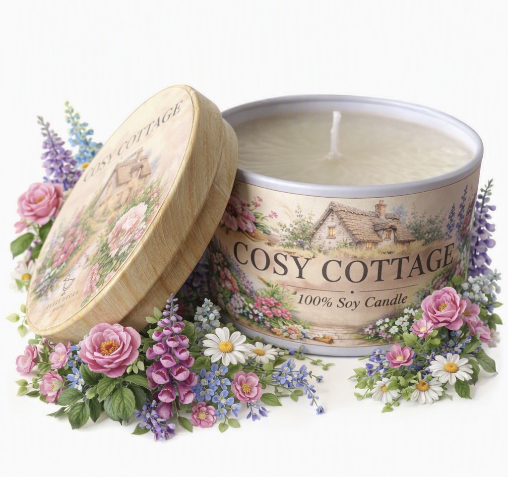 Cosy Cottage Tinned Candle